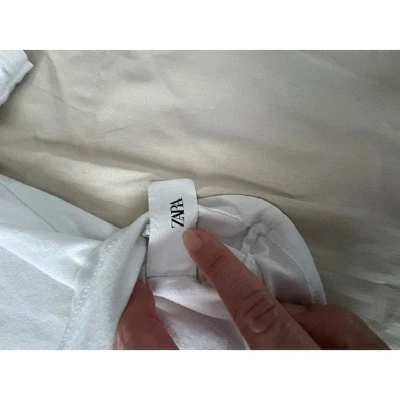 Zara Kids Girls Strawberry Print T-Shirt White Short Sleeve Size 8-9 Cute Tee - Picture 11 of 14